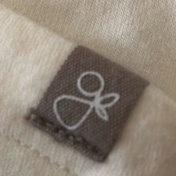 GOUMI - short sleeve onesie with back snaps - Size 0-3 - Cream - NWOT - Picture 5 of 7